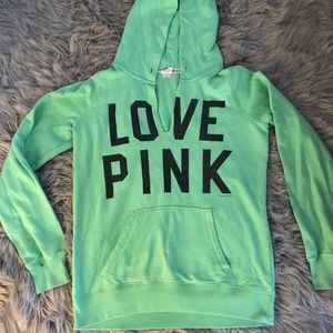 Victoria Secret green hoodie